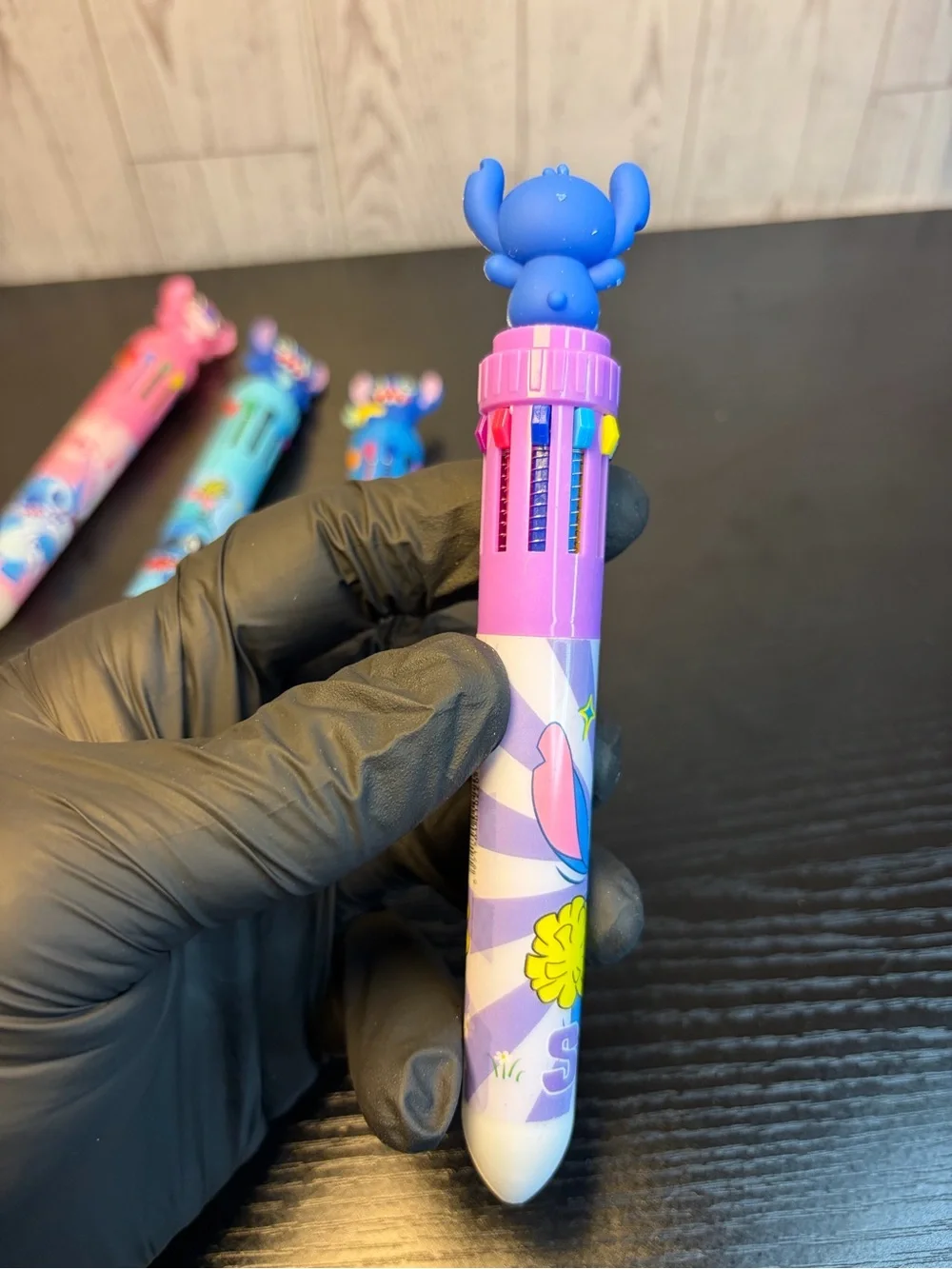 4Pcs Lilo And Stitch Character Multi-Color Retractable Pens for Kids
